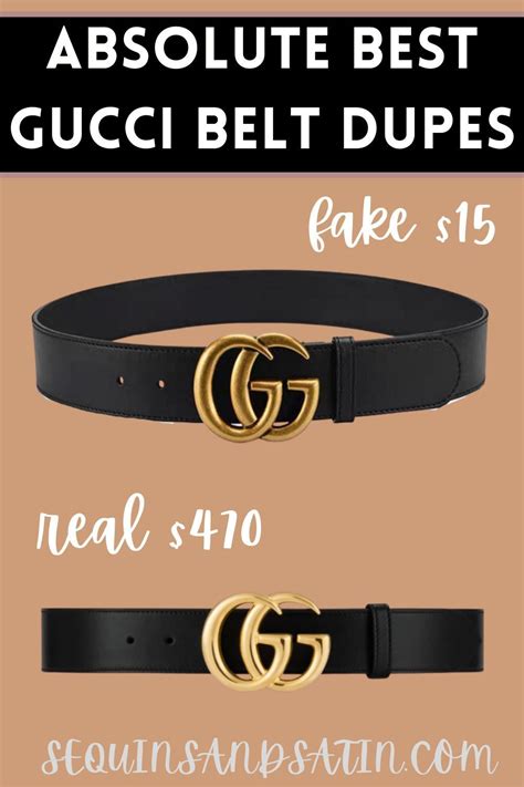 women's Gucci belt dupe